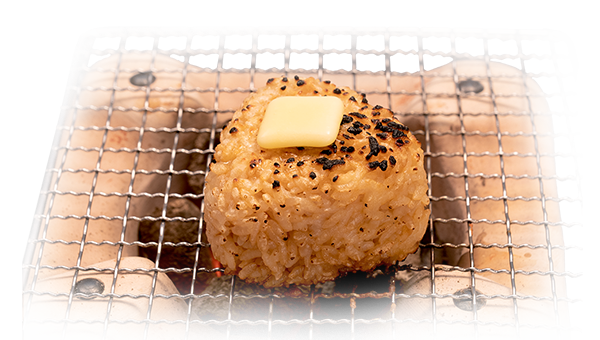 バター醤油の焼きおにぎり