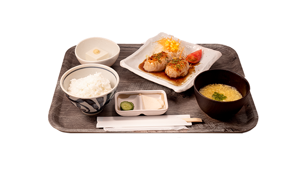 鶏ハンバーグ定食