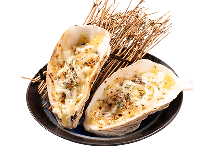 牡蠣のチーズ焼